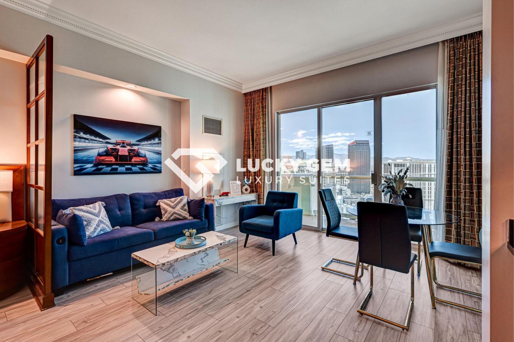 Hotel Lucky Gem Penthouse & Luxury At Signature Resort, Balcony Strip View 3505 Las Vegas