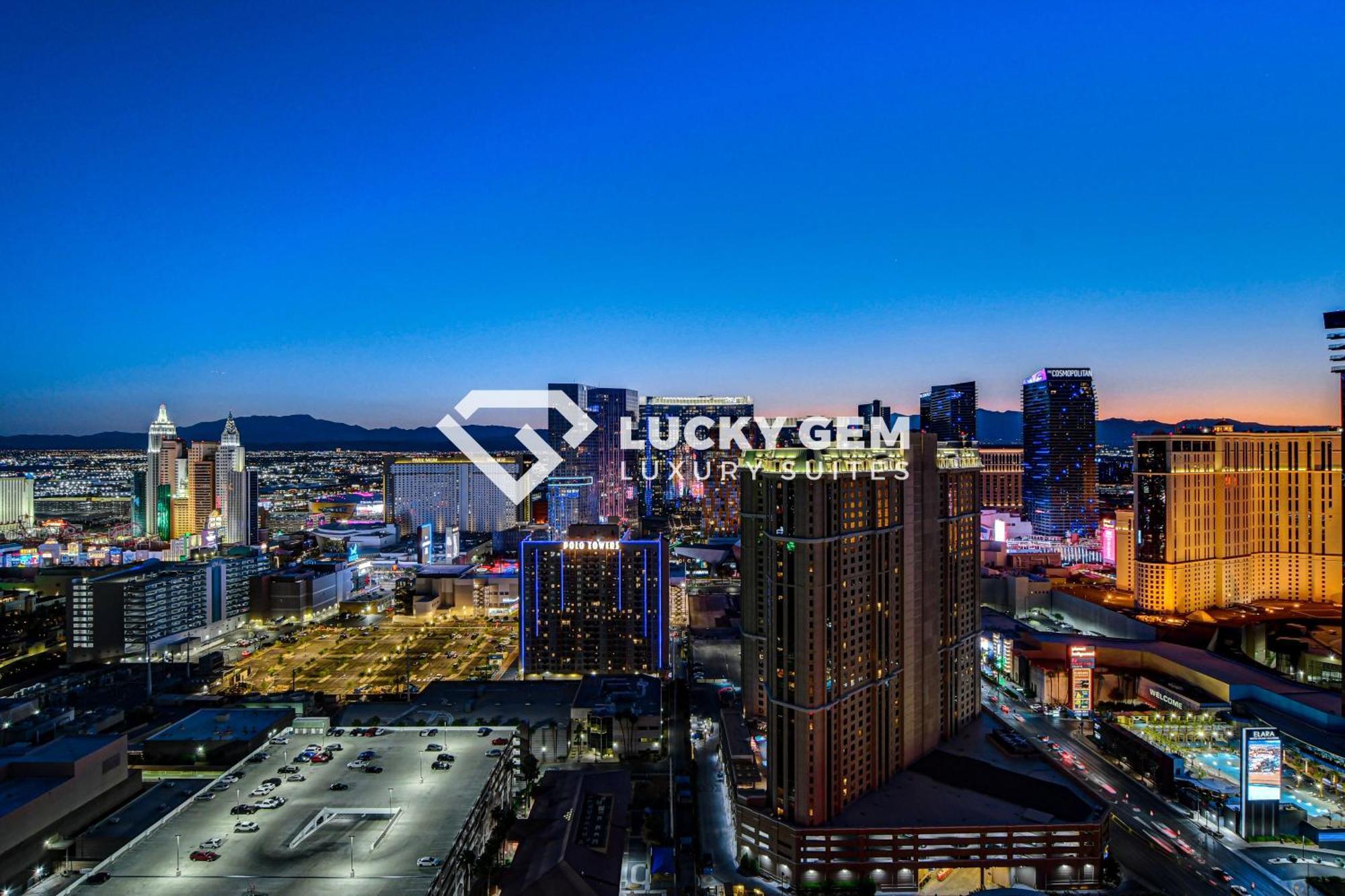 Lucky Gem Penthouse & Luxury At Signature Resort, Balcony Strip View 3505 Las Vegas