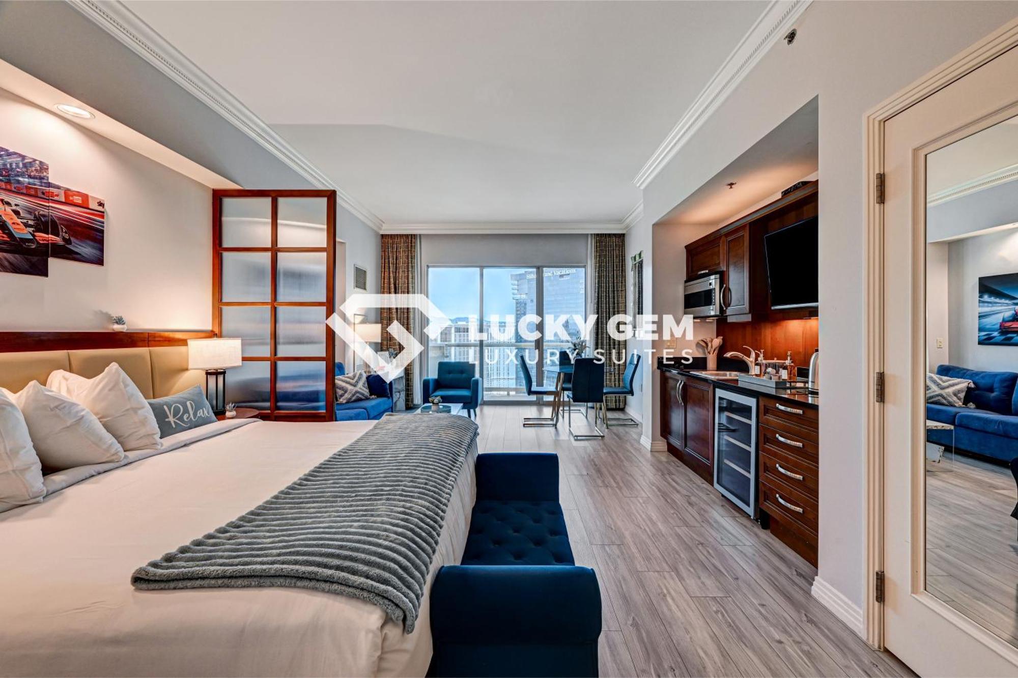 Hotel Lucky Gem Penthouse & Luxury At Signature Resort, Balcony Strip View 3505 Las Vegas